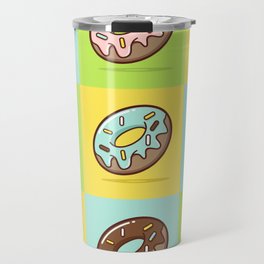 Doughnuts Pop Art Travel Mug