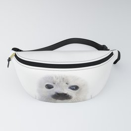 Baby Seal, Snow Animals, Art for Kids, Baby Animals Art Print By Synplus Fanny Pack