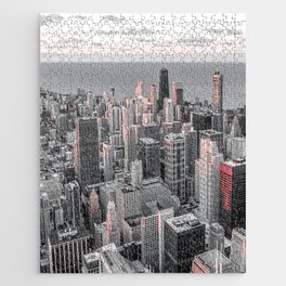 CHICAGO CITY PANORAMA Jigsaw Puzzle