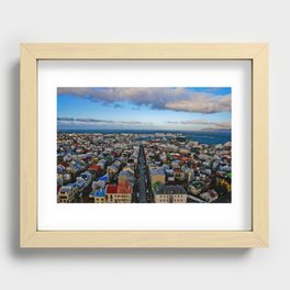 Reykjavik - Iceland Recessed Framed Print