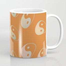 Wavy Ying Yang Warm Coffee Mug