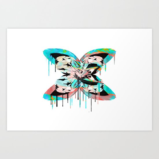 American Flag Study No. 3 Art Print