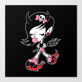 Roller Diva in the Void Canvas Print