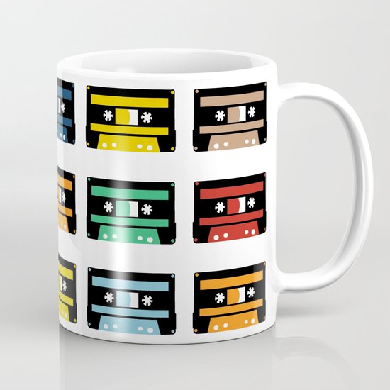 Rainbow Black Tapes Coffee Mug