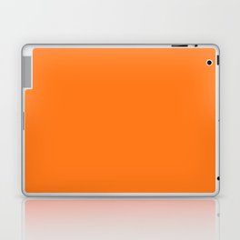 Pumpkin Orange Laptop Skin