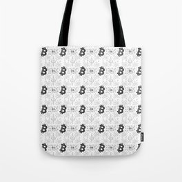 Blockchain cryptocurrency Tote Bag