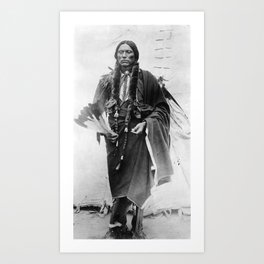 Chief Quanah Parker Of The Kwahadi Comanche Art Print