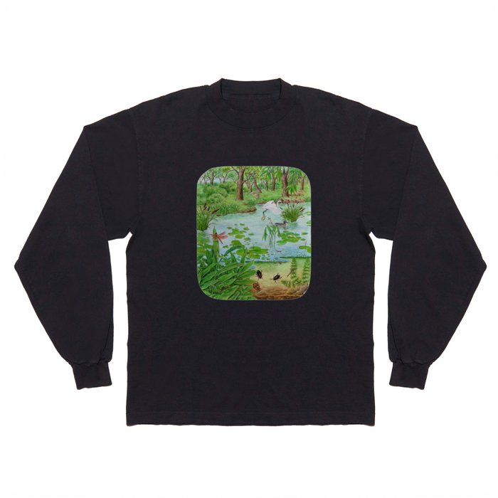 A Day of Forest (4). (the lake ecosystem) Long Sleeve T Shirt