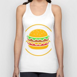Cheeseburger Fast Food Burger Lover Foodie Unisex Tank Top