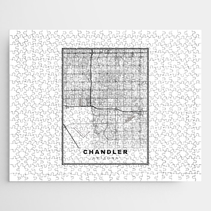 Chandler Map Jigsaw Puzzle
