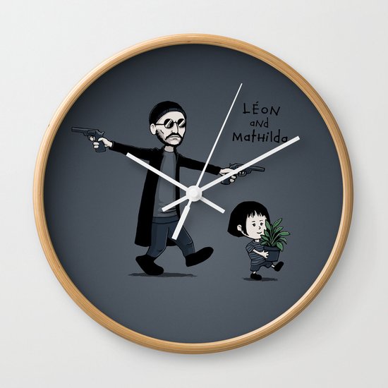 Leon and Mathilda Wall Clock
