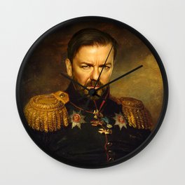 Ricky Gervais - replaceface Wall Clock