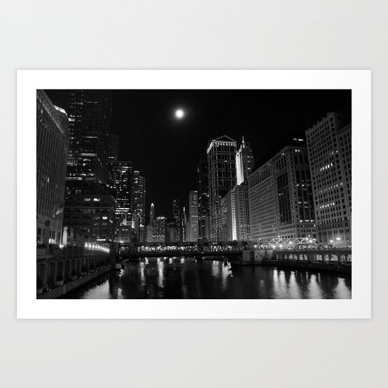 Downtown Chicago Art Print