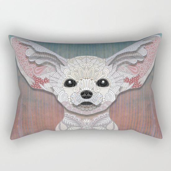 Fennec Fox Rectangular Pillow