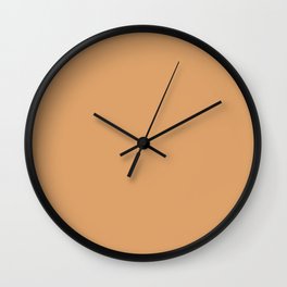 Kombucha Tan Wall Clock