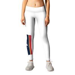 Flag Map of Mississippi  Leggings | Biloxi, Mississippian, Deepsouth, Ms, Mississippimap, Southaven, Mississippisymbol, Mississippiflag, Gulfport, Mississippiflagmap 