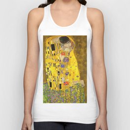 The Lovers Kiss After Klimt Unisex Tank Top