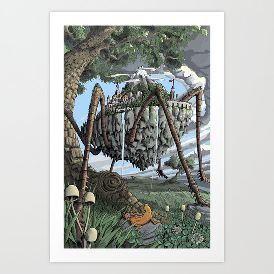 Spiderback Mountain Art Print