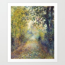 In the Woods- Renoir Art Print
