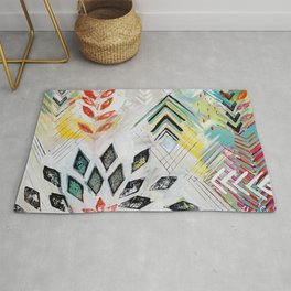 "Holocene" Original Painting by Flora Bowley Rug