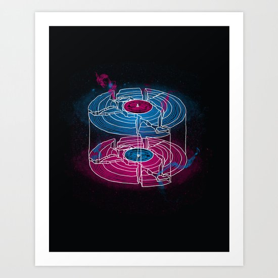 Aside / Beside Art Print