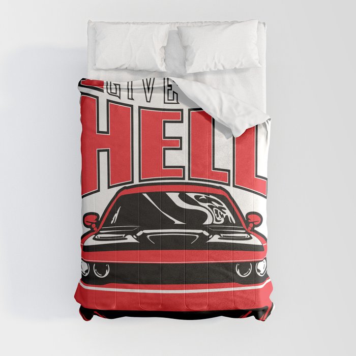 Give'em Hell Challenger Hellcat Comforter