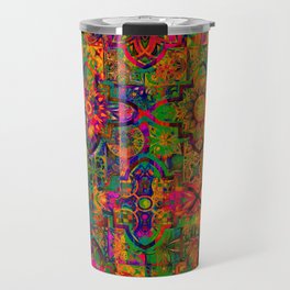 Bohemian hippie boho tie dye design Travel Mug