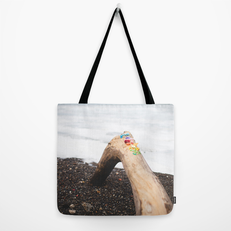 rainbow beach bag