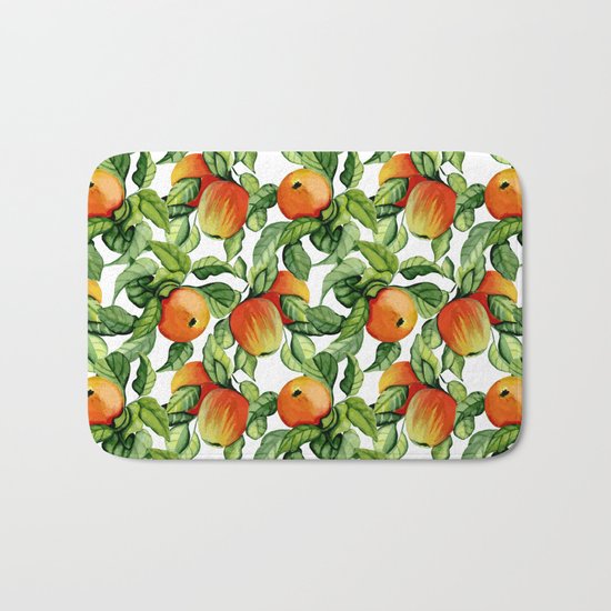 Ripe apples Bath Mat