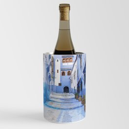 Life in Blue, Chefchaouen Morocco Wine Chiller