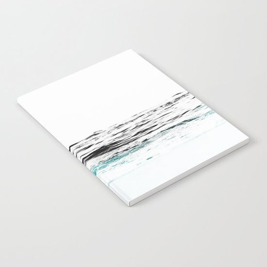 Minimalist ocean waves Notebook