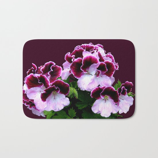 Pink, Purple, Flower Power Bath Mat