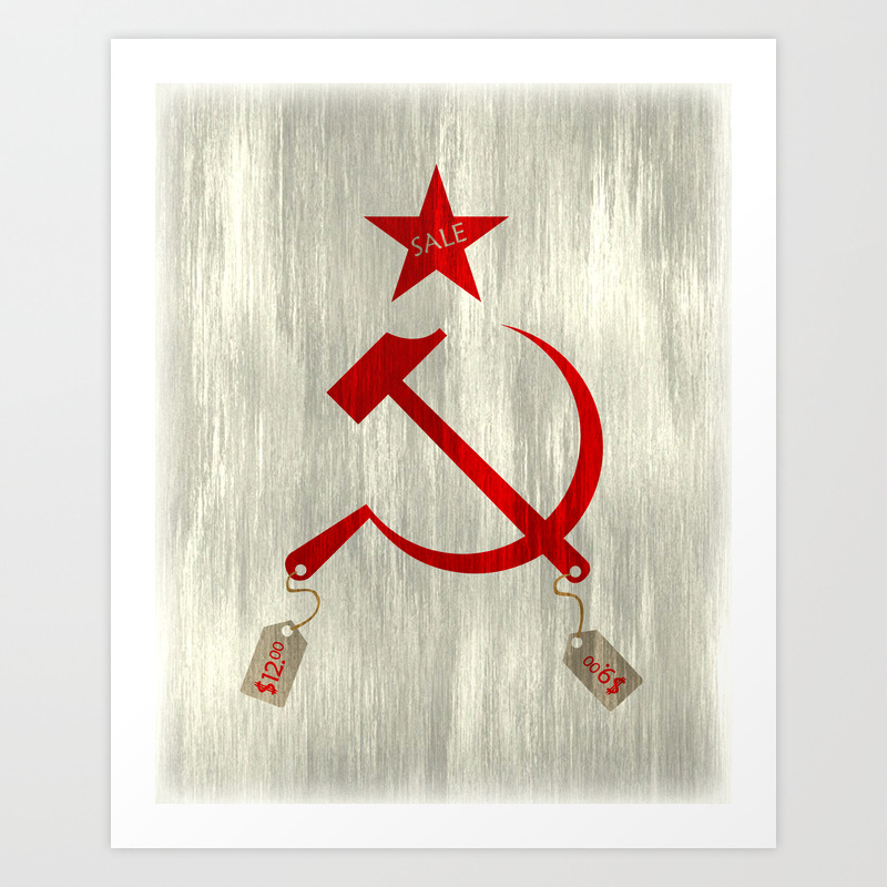Communism Vs Capitalism Art Print By Bojanbundalo Society6 System of government is totalitarian. society6