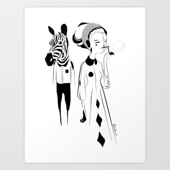 Breathe me - Emilie Record Art Print