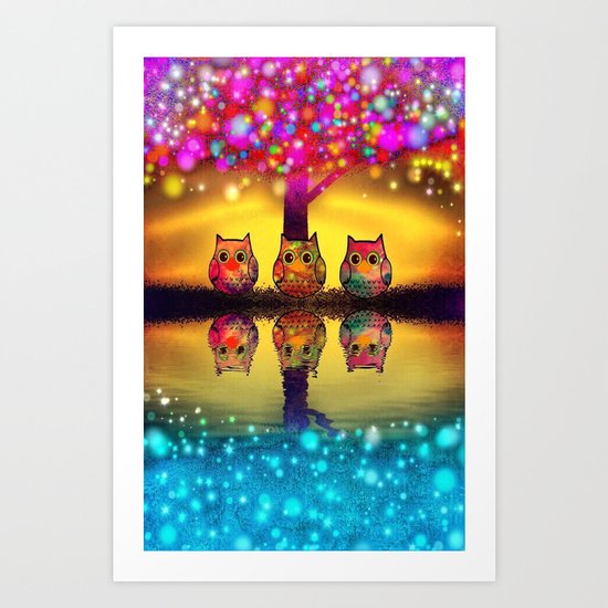 owl-97 Art Print
