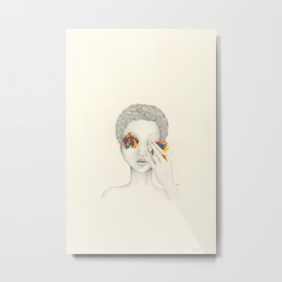 Give Me Your Eyes Metal Print