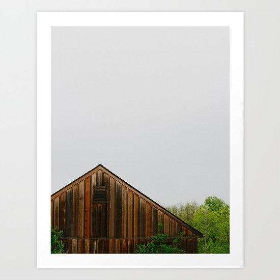 Cabin Season Art Print