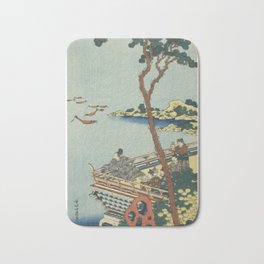 Abe no Nakamaro, from the series A True Mirror of Chinese and Japanese Poems Bath Mat