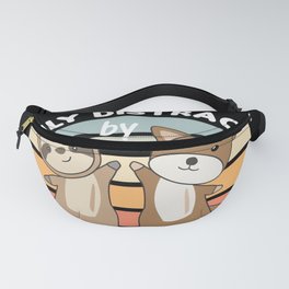 Easily Distracted By Sloths And Dogs Cute Animals Fanny Pack