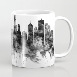 Chicago Illinois Skyline BW Coffee Mug