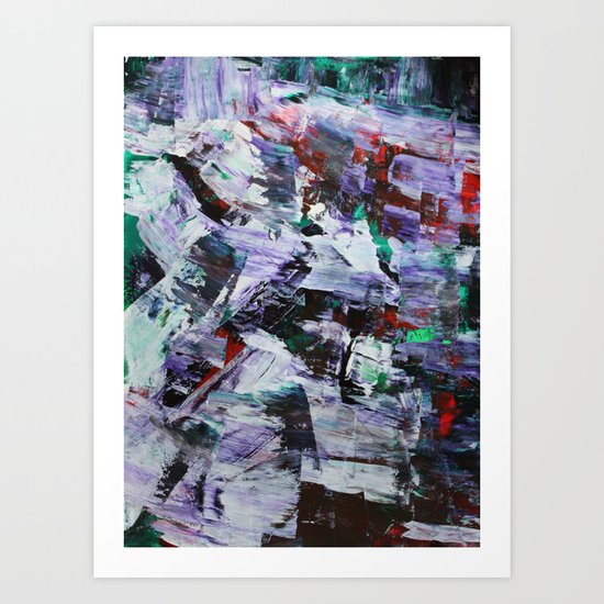 Wolf Spirit Acrylic Abstract Fine Art Painting Art Print By