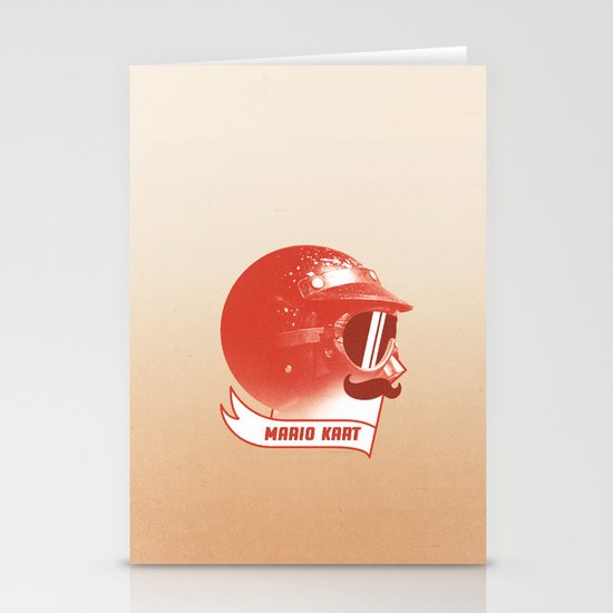 Mario Kart Stationery Cards