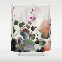 floral abstract summer autumn Shower Curtain