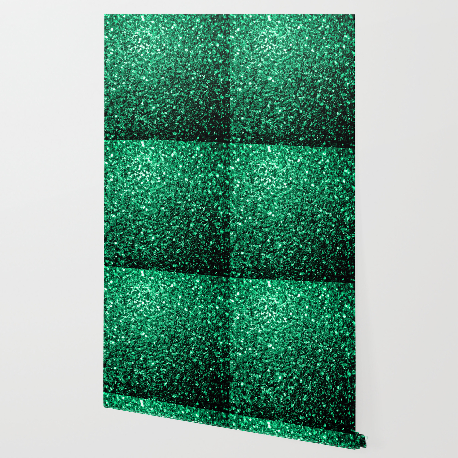 Beautiful Emerald Green Glitter Sparkles Wallpaper By Pldesign