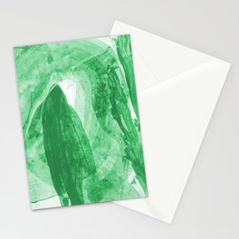 Green shadow Stationery Cards