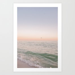 Sunset , Destin Beach Florida  Art Print