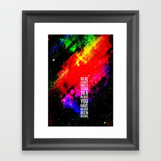 Travel! Framed Art Print