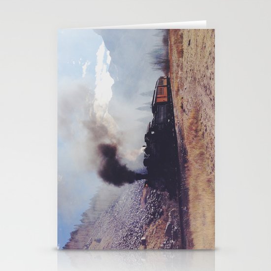 Mountain Train Stationery Cards