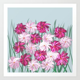 Pretty Pink Flowers Art Print
