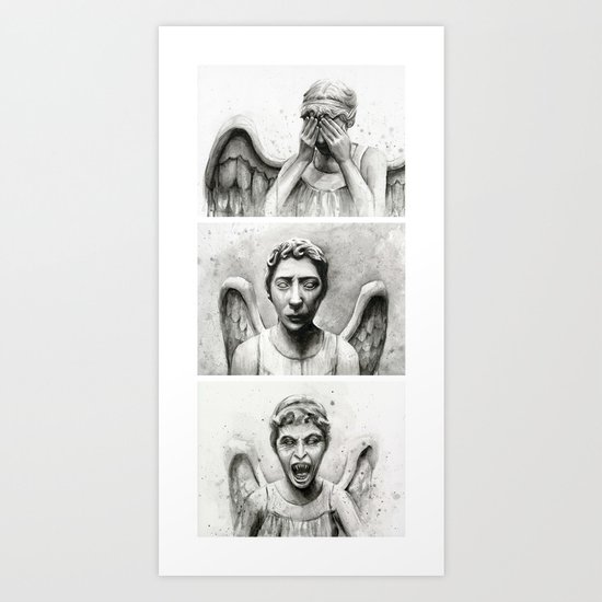 Weeping Angels Art Print